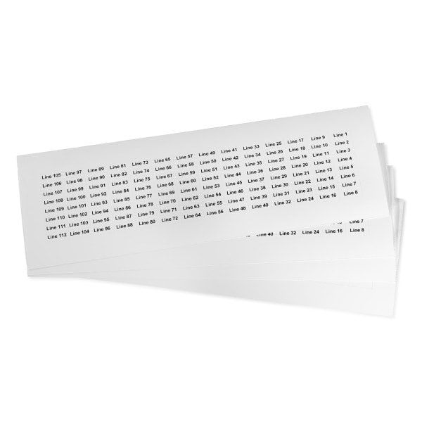 GRAFOPLAST - Klebeetikett PET 15X6mm W 2240st
