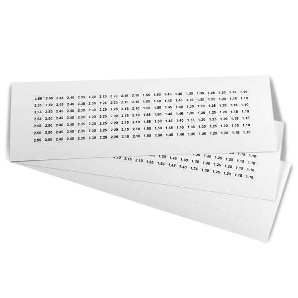 GRAFOPLAST - Klebeetikett PET 10X7mm W 2800st