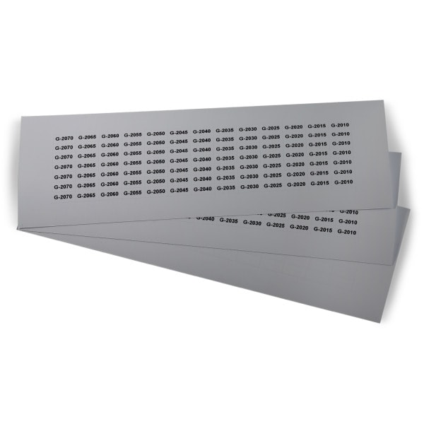 GRAFOPLAST - Klebeetikett PET 15X7mm M 1820st