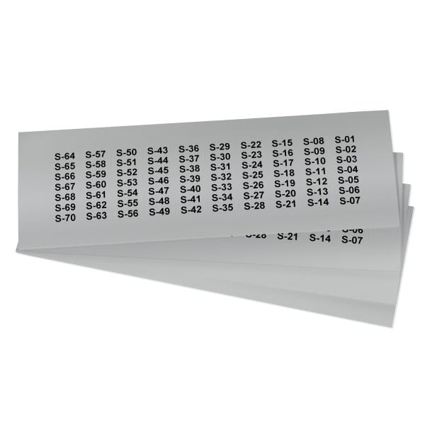 GRAFOPLAST - Klebeetikett PET 20X7mm M 1400st