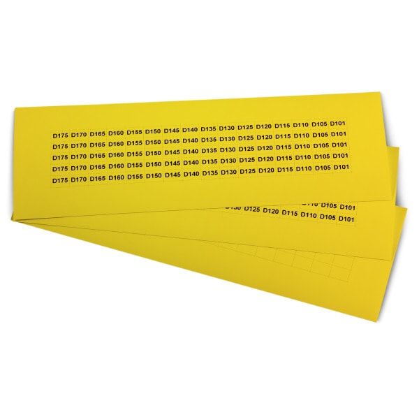 GRAFOPLAST - Klebeetikett PET 12X8mm GE 1600st