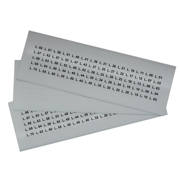 GRAFOPLAST - Klebeetikett PET 20X7mm M 1400st