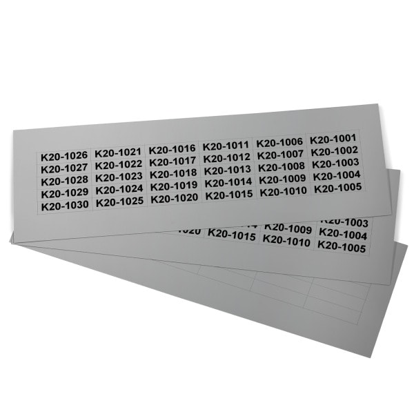 GRAFOPLAST - Klebeetikett PET 35X9mm M 600st
