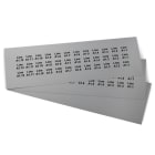 GRAFOPLAST - Klebeetikett Vinyl 17X15mm Met