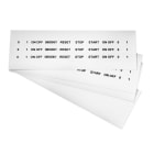GRAFOPLAST - Klebeetikett Vinyl 27X15mm Weiss