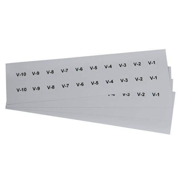 GRAFOPLAST - Klebeetikett PET 22X22mm M 400st