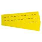 GRAFOPLAST - Klebeetikett PET 22X22mm GE 400st