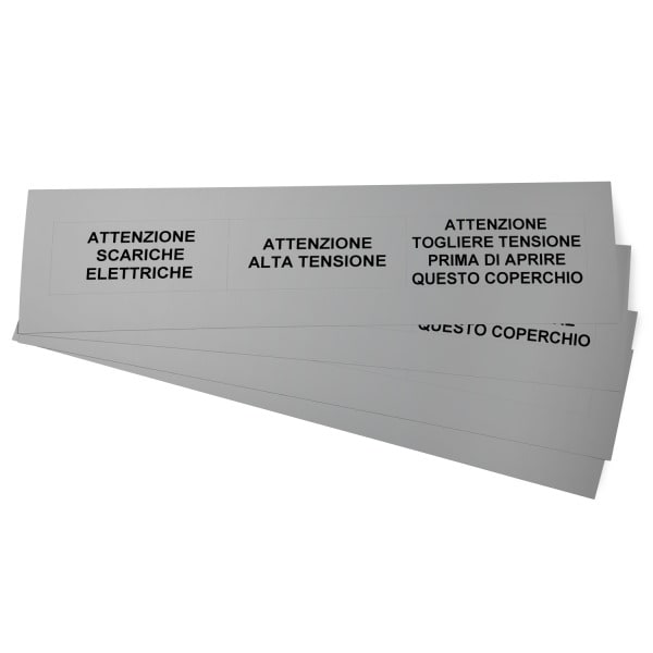 GRAFOPLAST - Klebeetikett PET 90X40mm M 60st