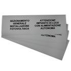 GRAFOPLAST - Klebeetikett PET 105X50mm M 40st