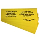 GRAFOPLAST - Klebeetikett PET 105X50mm GE 40st