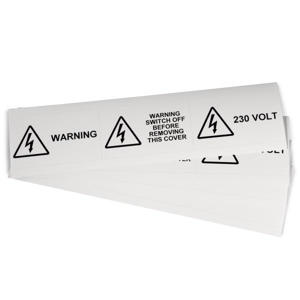 GRAFOPLAST - Klebeetikett Vinyl 100X60mm W
