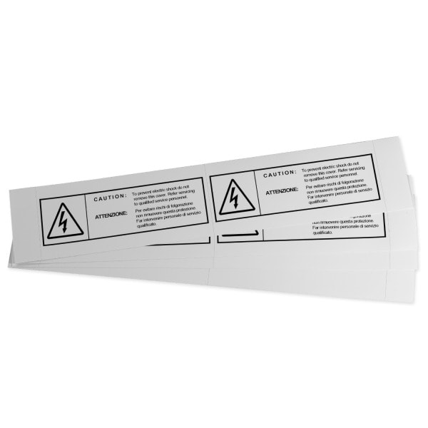 GRAFOPLAST - Klebeetikett PET 130X60mm W 40st