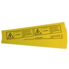 GRAFOPLAST - Klebeetikett PET 130X60mm GE 40st