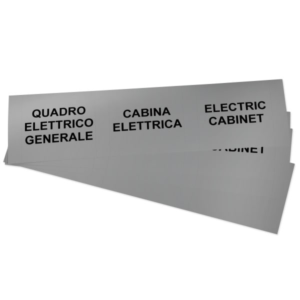 GRAFOPLAST - Klebeetikett PET 80X80mm M 60st