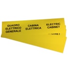 GRAFOPLAST - Klebeetikett PET 80X80mm GE 60st