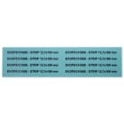 GRAFOPLAST - STREIFEN PLC 12,7X109 WEISS 88st