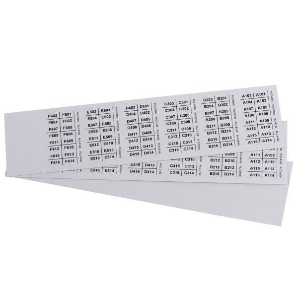 GRAFOPLAST - STREIFEN PLC 12,7X31 WEISS 264st