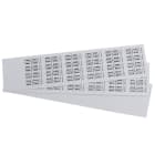 GRAFOPLAST - STREIFEN PLC 12,7X31 WEISS 264st
