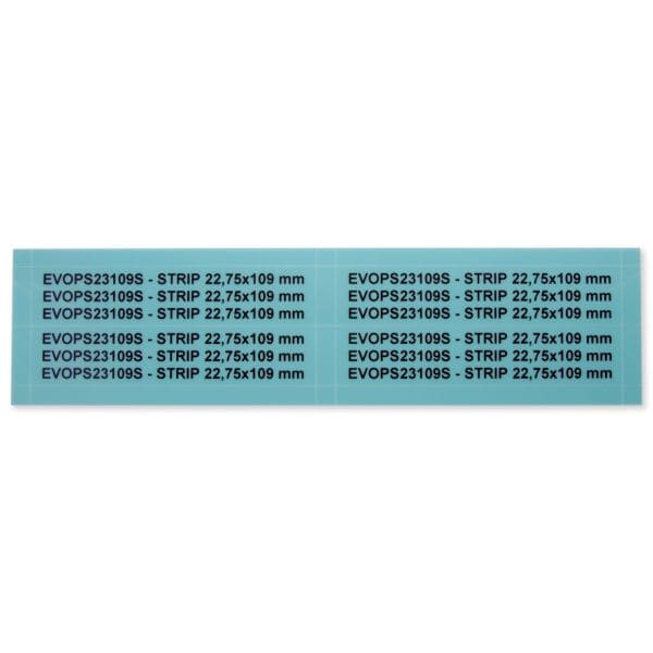 GRAFOPLAST - STREIFEN PLC 22,75X109 WEISS 44st