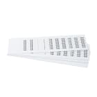 GRAFOPLAST - PVC Schilder Weiß 20x7 mm 1260 st