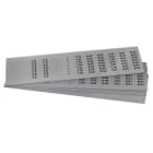 GRAFOPLAST - PVC Selbstklebende Schilder Metal 20x7 mm 1260 st