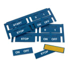 GRAFOPLAST - Selbstklebende Schilder Metal-Detect. 50x15mm 96st