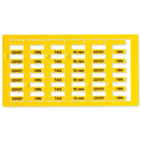 GRAFOPLAST - KABELSCHILDER LUX GELB 10X4 1152 st.