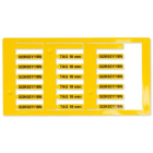 GRAFOPLAST - KABELSCHILDER LUX GELB 18X4  576 st.