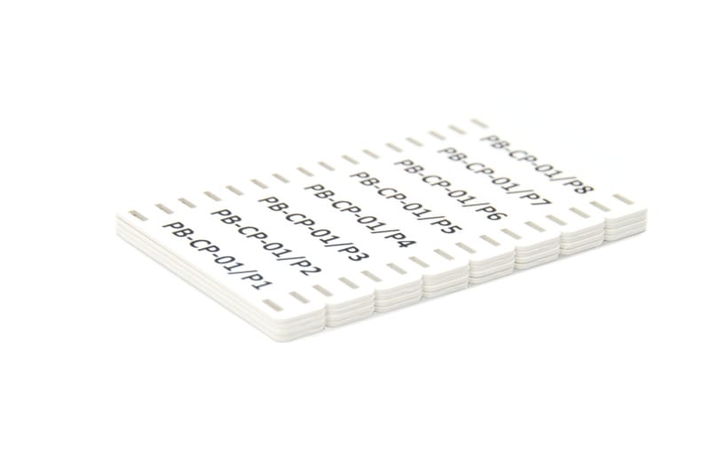 GRAFOPLAST - Kabelbinder Kennz. Weiß 52x11mm 200st