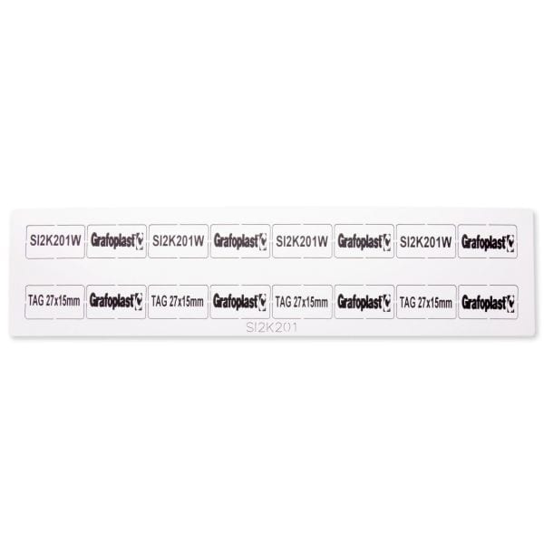 GRAFOPLAST - SCHILDER METHACRY. 27X15 WEISS 192st