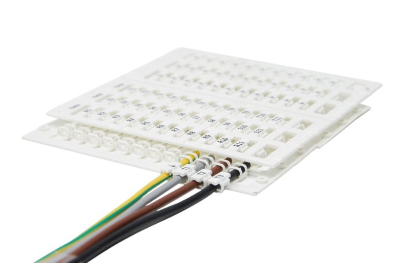 GRAFOPLAST - KABELKENNZ WEISS 10x4 Ø1,0÷4,2 LUX