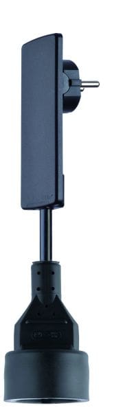 SCHULTE - EVOline Plug FIX, sw, 1, 5m, VDE-Kupplung