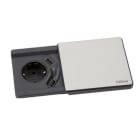 SCHULTE - Square80, VDE, edelst, 2xUSB-Charger, 3m WST