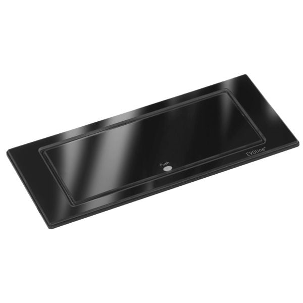 SCHULTE - BackFlip CUISINE, VDE, USB-A, Glas-sw
