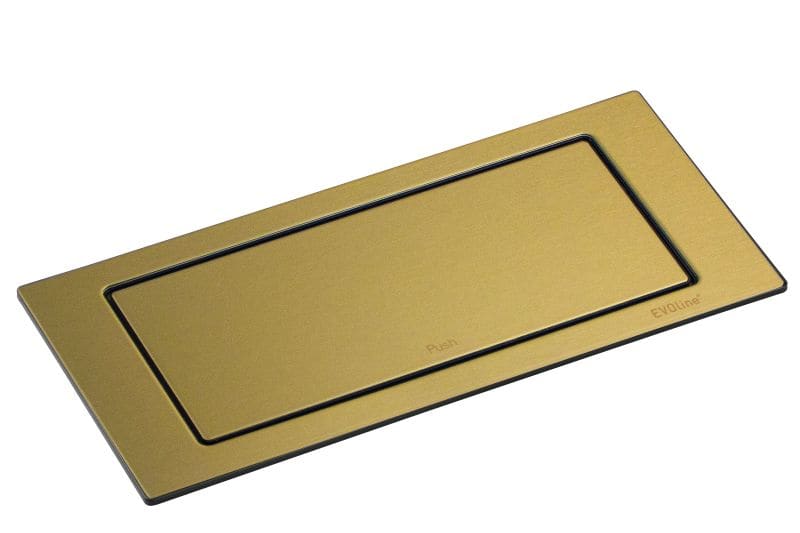 SCHULTE - BackFlip CUISINE, VDE, USB-A, Messing