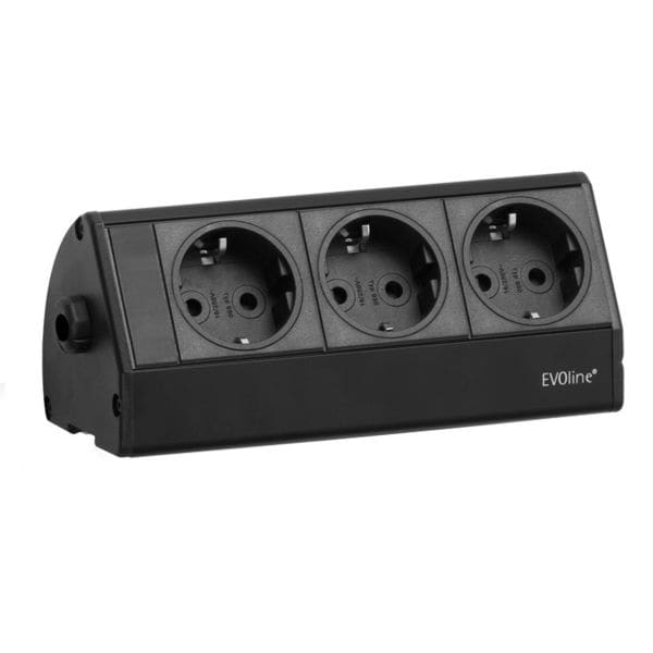 SCHULTE - Dock, DESK, VDE, schwarz