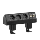 SCHULTE - Dock, DATA SMALL, VDE, schwarz