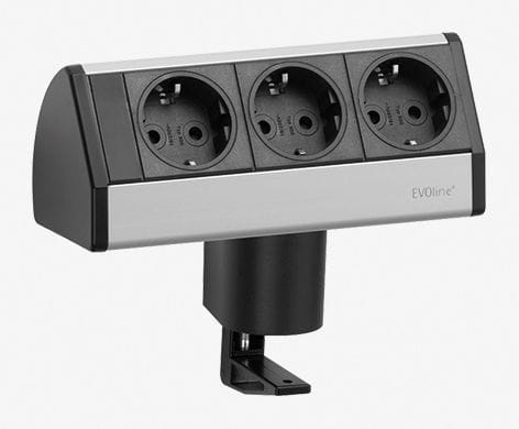 SCHULTE - Dock, SMALL, VDE, silberfarbig