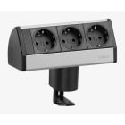 SCHULTE - Dock, SMALL, VDE, silberfarbig