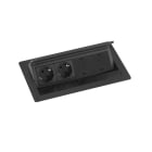 SCHULTE - FlipTopPush, 2VDE+2frei, M, schwarz