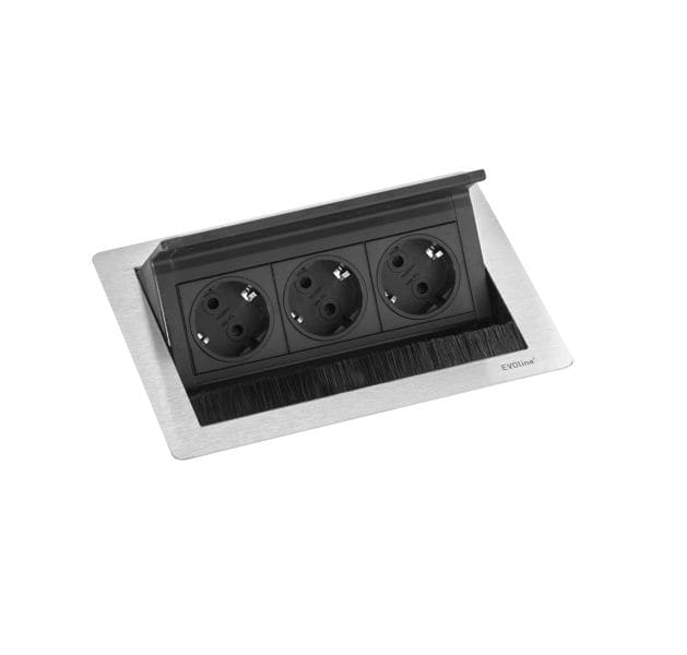 SCHULTE - FlipTopPush, CUISINE, 3VDE, S, edelstahl