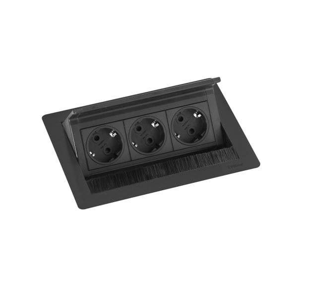 SCHULTE - FlipTopPush, CUISINE, 3VDE, S, schwarz