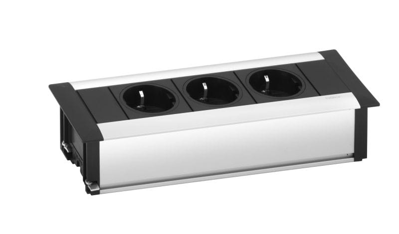 SCHULTE - FrameDock SMALL, 3VDE, silber