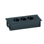 SCHULTE - FrameDock SMALL, 3VDE, schwarz