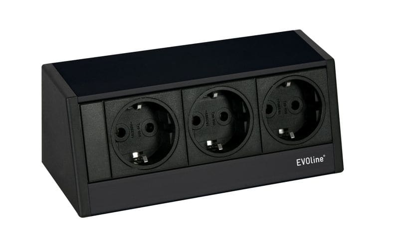 SCHULTE - R-Dock, 3VDE, sw, GST