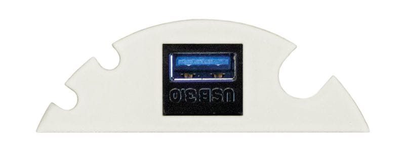 SCHULTE - Verschlußpl, Circle80, USB3.0 BU-BU, ws