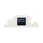 SCHULTE - Verschlußpl, Circle80, USB3.0 BU-BU, ws