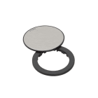SCHULTE - One, Ring, schwarz, m.Edelstahldeckel
