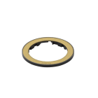SCHULTE - One, Ring, schwarz, Messingl, o.Deckel