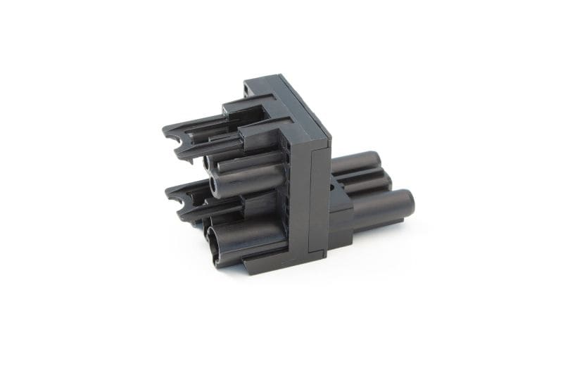 SCHULTE - GST-Verteiler, H-Form, 1 auf 2, schwarz